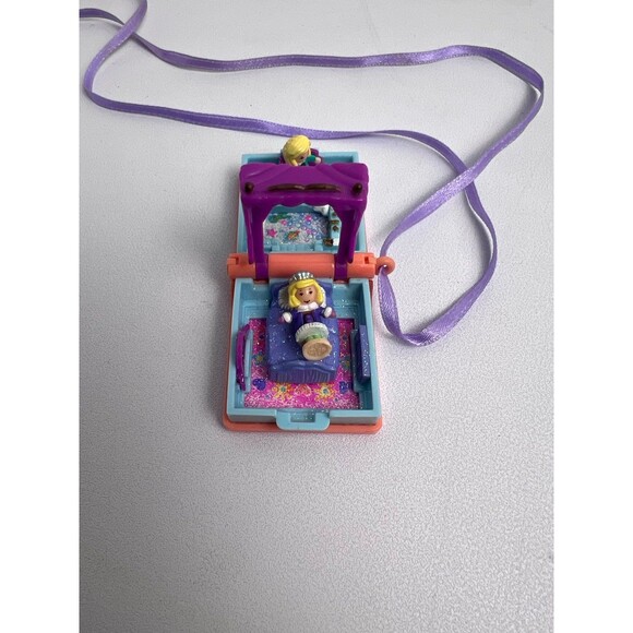 Vintage 1995 Bluebird Polly Pocket Glitter Dreams Locket Book